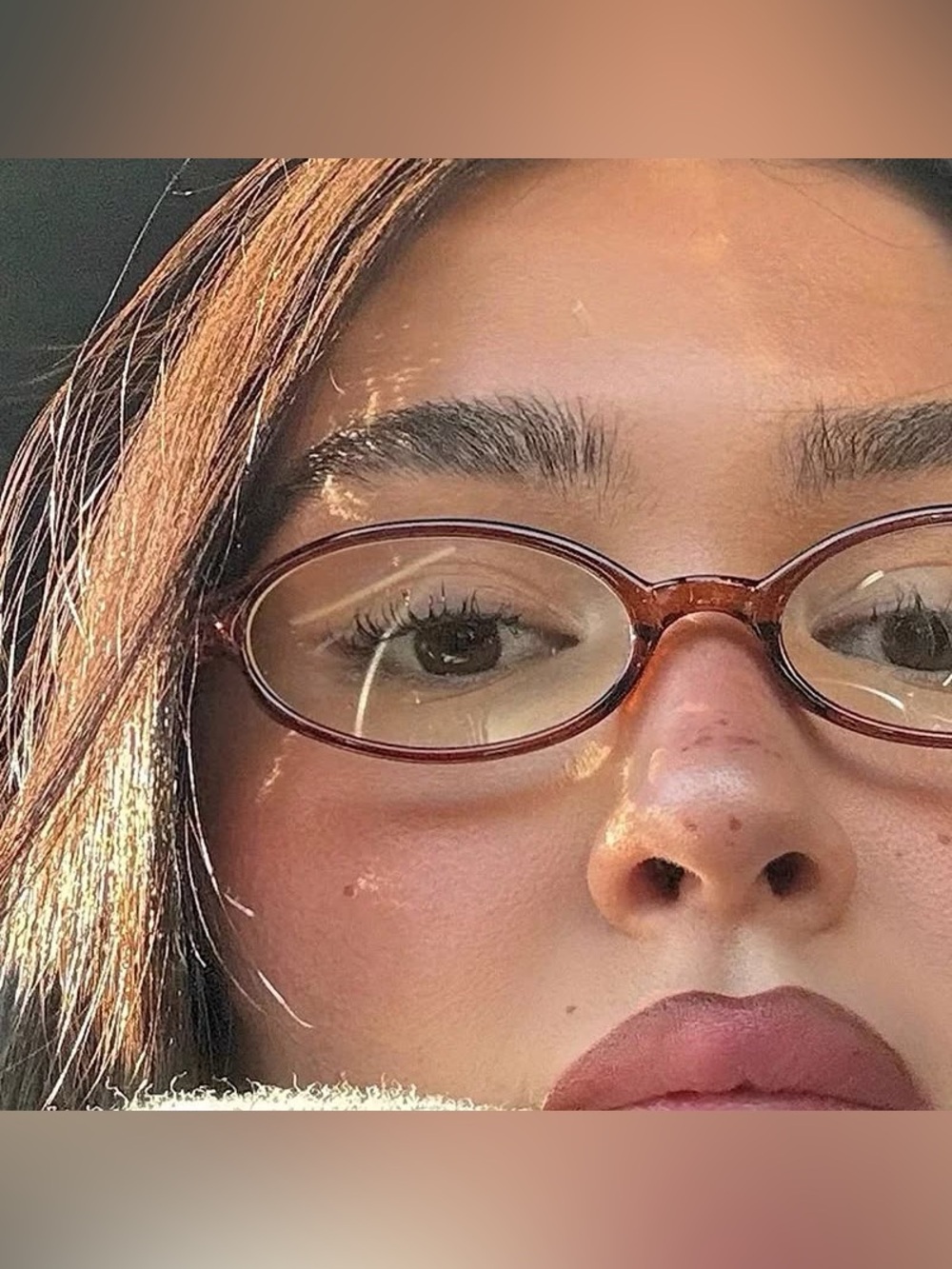 Vintage Jessica McClintock Oval Tortoiseshell Brown Women’s Glasses